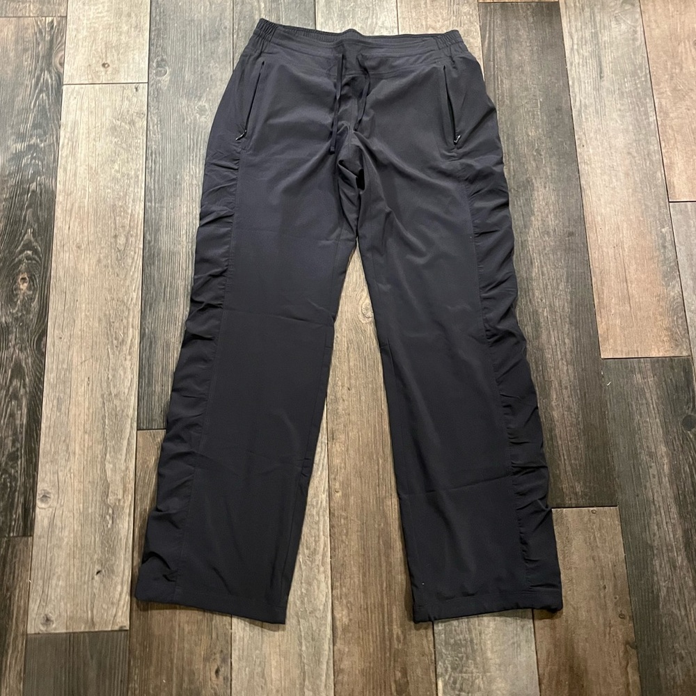 Athleta Grey Lined La Viva Joggers (8) *EUC*